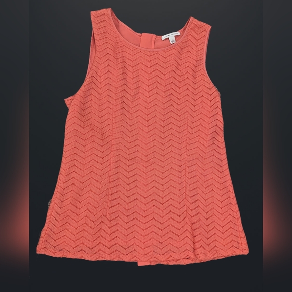 Banana Republic Size 14 Coral Sleeveless Top - Picture 1 of 4
